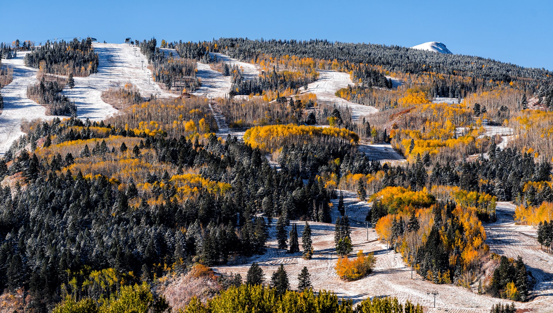 Autumn at the Tiehack slopes